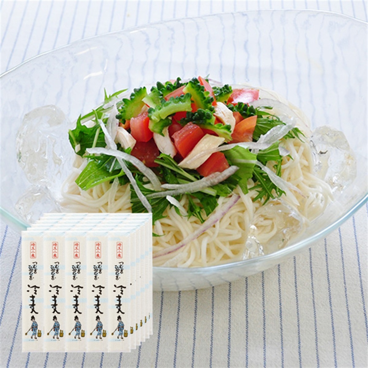 つむぎや［埼玉粉問屋］ [30BT]つむぎひやむぎ・簡易箱(30袋)［包装